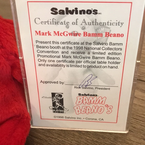 9 bears Mark McGwire Salvino’s Mac Bammers Bam Beano’s and Bammers  90’s - Picture 11 of 15